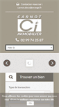 Mobile Screenshot of carnotimmo.com